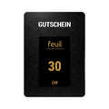 Geschenkidee Gutschein  Karte | Wertgutschein 30CHF feuil wallets accessories