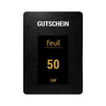 Geschenkidee Gutschein  Karte | Wertgutschein 50CHF feuil wallets accessories